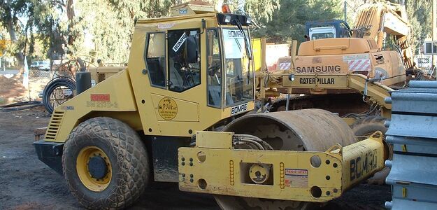 Ukradł walec drogowy i...