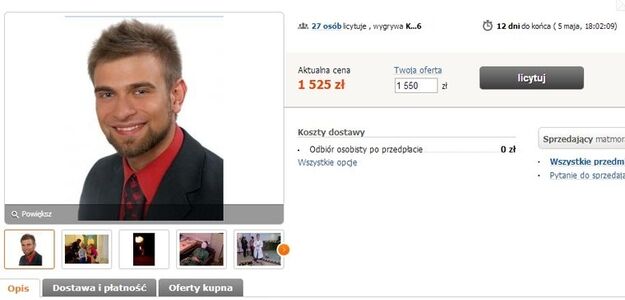 "Wystawił się" na sprzedaż, aby pomoc chorej koleżance