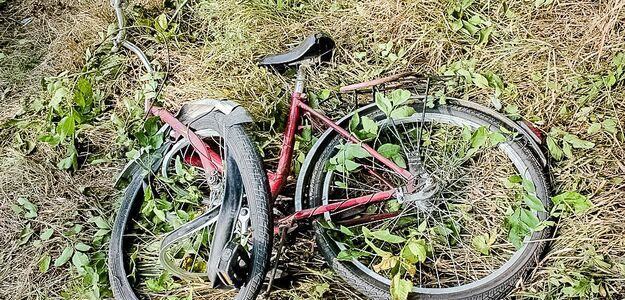 Pijany inwalida na wózku potrącił rowerzystę
