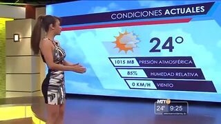 Prezenterka pogody i jej tyłeczek w kilku odsłonach!