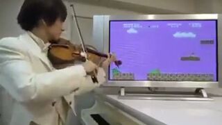 Super Mario i skrzypek!