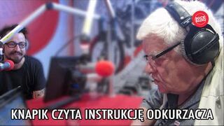 Tomasz Knapik czyta instrukcję odkurzacza!