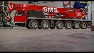 Zdalnie sterowany dźwig w skali 1:8