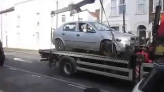 Ucieczka autem z lawety