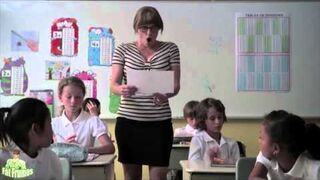 Nauczycielka Sandra i jej reakcja na swoją karykaturę