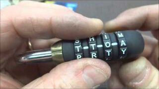 Jak otworzyć kłódkę na szyfr z 10 000 kombinacji?