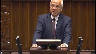 Poseł Stefan Niesiołowski daje czadu w sejmie