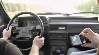 Niesamowite przyśpieszenie Audi 80 Quattro 20V Turbo GT40