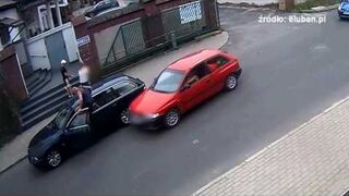 Lubań. Mężczyzna usiłował przejechać człowieka