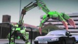 Niedopałek papierosu + ulica = wkurzony robot