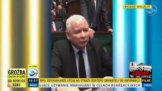 "Niech pani idzie do diabła!" - Jarosław Kaczyński