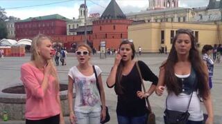 Piękne Rosjanki śpiewają piosenkę ludową