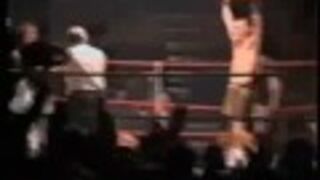 Matka zawodnika na ringu