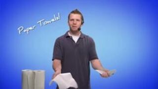 Papierowe ręczniki - reklama