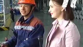 Chiński pracownik w Rosji