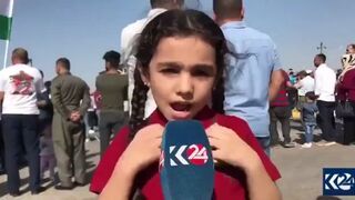 Mała Kurdyjka prosi o zatrzymanie tureckiego ataku "Proszę, proszę zatrzymajcie tę wojnę"