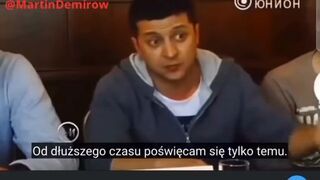 Zełenski szybko zapomniał co mówił o Rosji