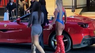 Trzy panie odjechały w Ferrari 😆