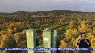 Kraków: Ktoś zaparkował hulajnogę 40 metrów nad ziemią