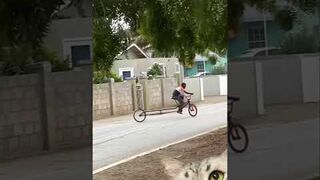 Długi rower do driftu