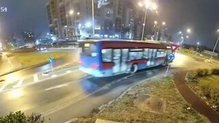 Przelot na rondzie w Rumunii