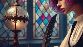 Sophie próbuje notować