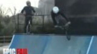 BMX Backflip Fail