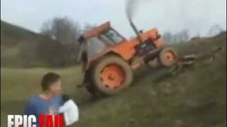 Traktorem pod górę