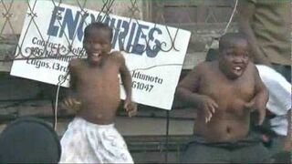 Tańczące dzieci z Nigerii