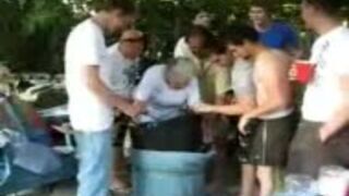 Hardcorowe  urodziny babci