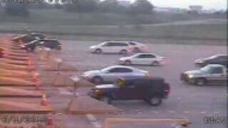 Pijany za kółkiem vs. bramka na autostradzie