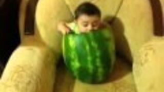 Zjada Arbuza od środka