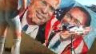 Ten pan maluje swoim pędzlem