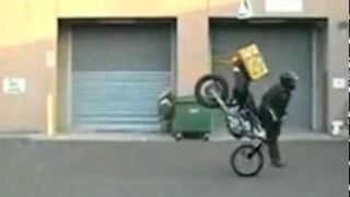 Skuterem na przednim kole