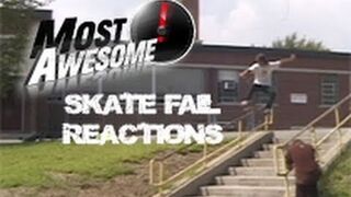 Most Awesome SKATE FAIL Reactions