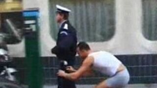 Sztafeta pałką Policjanta