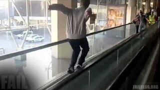 Moving Sidewalk Trick FAIL