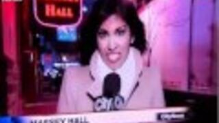 Wpadka dziennikarki z katarem