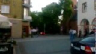 Ucieczka z radiowozu - Olsztyńskia Starówka