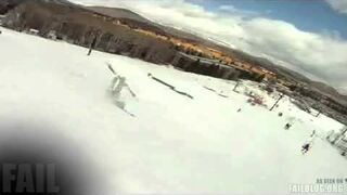 Ski Backflip FAIL
