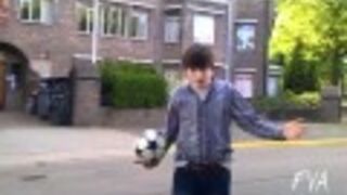 Kicking Ball Over the Roof Fail