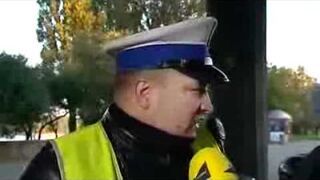 Kolizja motocyklisty