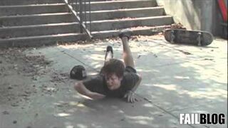 Skateboard Rail Slide