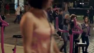 Rowerki neonowa animacja - woda Contrex - Ma Contrexpérience