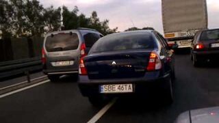 Kobieta za kierownicą cieszyn Bielsko korki SB