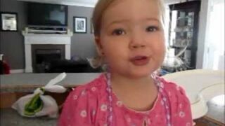 2yr old Makena sings Adele...so cute