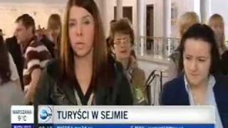 Turyści w Sejmie