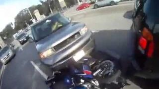 Motorcycle crash