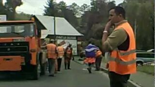 Naprawa drogi po polsku - Brzozów