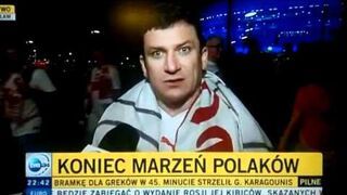 ZDENERWOWANY KIBIC PO MECZU POLSKA-CZECHY